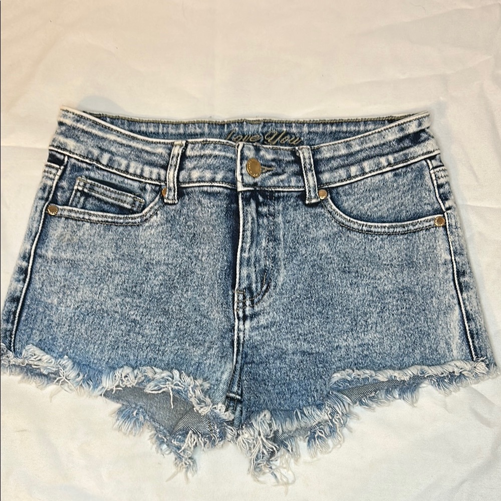 Love You Denim Blue Women's Shorts